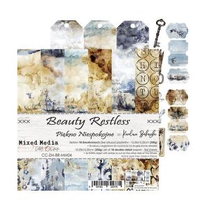 Комплект дизайнерска хартия - BEAUTY RESTLESS- 18 листа