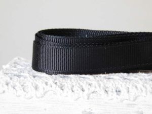 Панделка рипс - Черно - 4 м. - 0,60 см