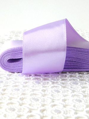 Панделка сатен - Люляк лилаво - 10 м. №33