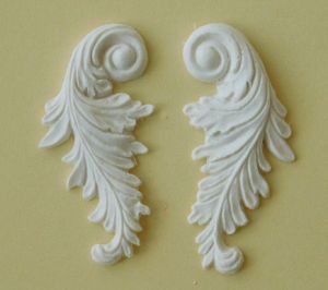 Комплект орнаменти - 2 бр - 5,00 x 2,00 см