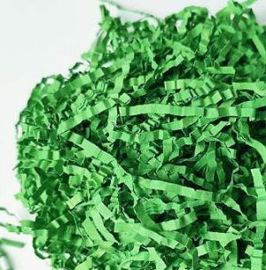 Хартиени ленти за декорация  гофрирани - Зелено