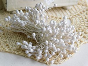 Тичинки сноп - Бяла перла  - 120 бр.