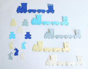 Комплект изрязани елементи - BOY'S LITTLE WORLD - 15 елемента