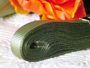 Панделка рипс -  Военно зелено  - 10 м №71
