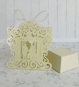 Заготовки за кутийка - Wedding