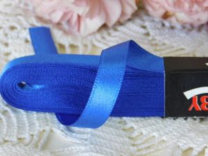 Панделка сатен -   Метличина синьо - 10м. №95