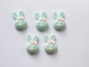 Зайче - Светло синьо -  5 бр.