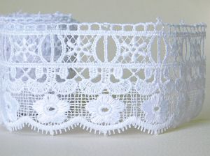 Дантела  - Бяло - 1 м.