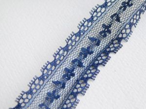 Дантела - Тъмно синьо - 2 м.