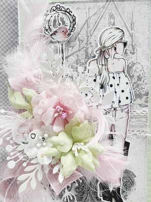 Панделка Шифон - Розово - 9.00 м.