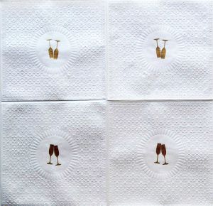 Салфетка Medaillon Cheers Pearl 