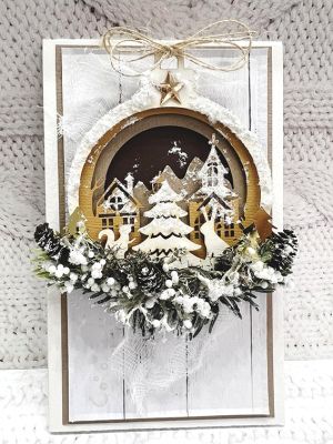 Многопластова топка - Кафяво - 9 см.