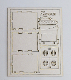 3D елементи за миниатюра - Печка