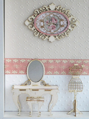 3D елементи за миниатюра - Рамка за картина с основа