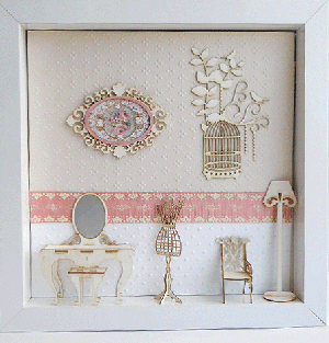 3D  елементи за миниатюра - Кресло 