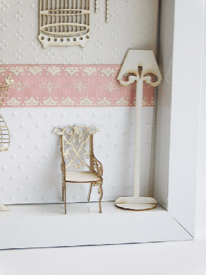 3D  елементи за миниатюра - Кресло 