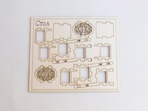 3D елементи за миниатюра - Два стола