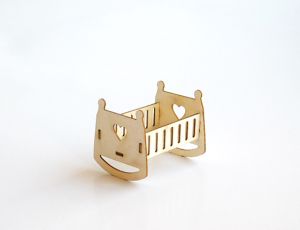 3D елементи за миниатюра - Легло