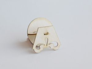 3D елементи за миниатюра - Нощна лампа