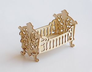 3D елементи за миниатюра - Легло 