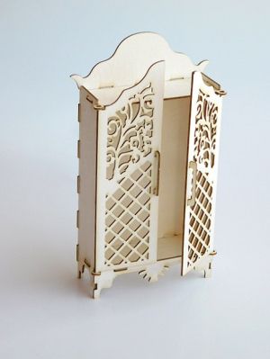 3D елементи за миниатюра - Гардероб