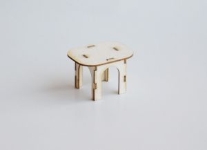 3D елементи за миниатюра - Маса