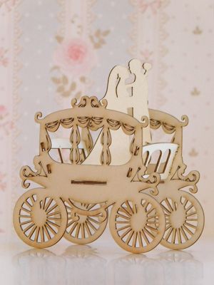 Елементи за експлодираща кутия - Каляска с младоженци