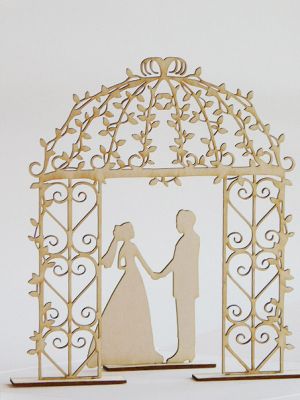Елементи за експлодираща кутия - Арка с младоженци