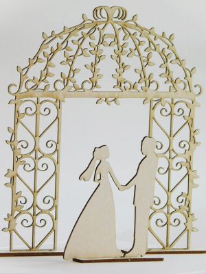 Елементи за експлодираща кутия - Арка с младоженци