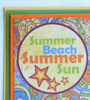 Kомплект за картички - Beach Bum- 22 части