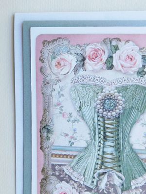 Kомплект за картички - Corsets - 21 части