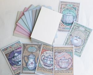 Kомплект за картички - Tea time - 18 части