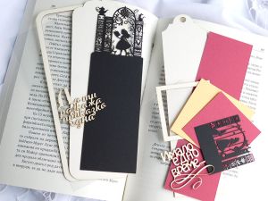 Заготовка за книгоразделител - Любими герои - Алиса - 2 вида - 13 елемента