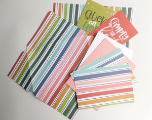 Заготовка за плик и картички - Succulent - 8 елемента