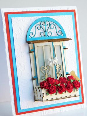 Отварящ се прозорец с балкон - 1 бр.