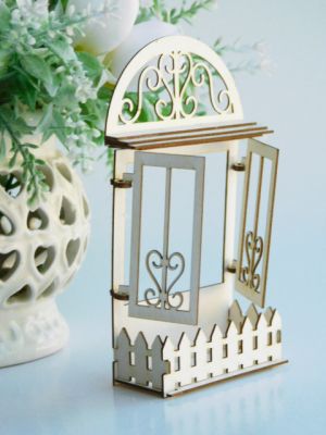 Отварящ се прозорец с балкон - 1 бр.