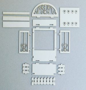 Отварящ се прозорец с балкон - 1 бр.