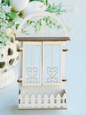 Отварящ се прозорец с балкон - 1 бр.