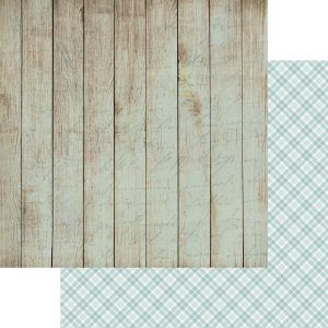 Комплект дизайнерска хартия - Mint-brown base paper - 12 листа
