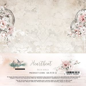 Комплект дизайнерска хартия - HEARTBEAT - 24 двустранни листа