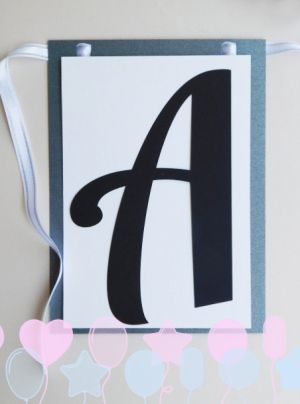 Букви за банер - А - 1 бр.