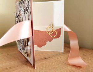 Комплект дизайнерска хартия - HEARTBEAT WEDDING - 6 листа