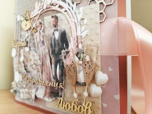 Комплект дизайнерска хартия - HEARTBEAT WEDDING - 6 листа