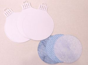 Коледни топки - Син микс - 3 бр.