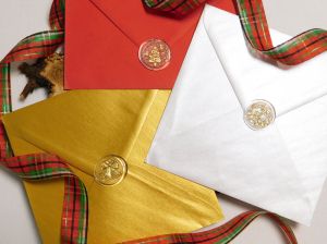 Декоративни печати с Коледни мотиви / самозалепващи - 4 вида