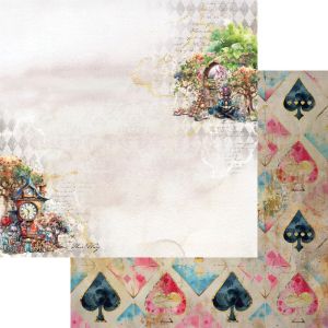 Комплект дизайнерска хартия - Alice - 24 двустранни листа