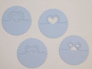 Таг табелка - Синьо - 4 бр.