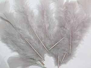 Пера - Сиво-розови - 12-16 бр - 2 гр.