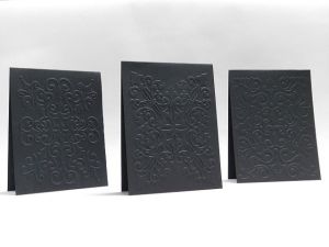 Релефни Заготовки за картички - Nero - 3 бр.