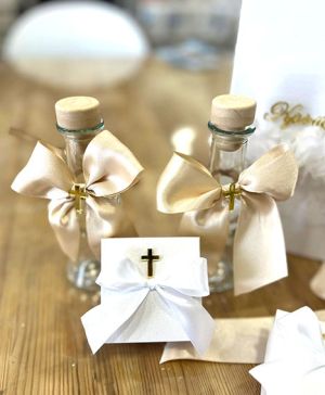 Стъклена бутилка с тапа - малка